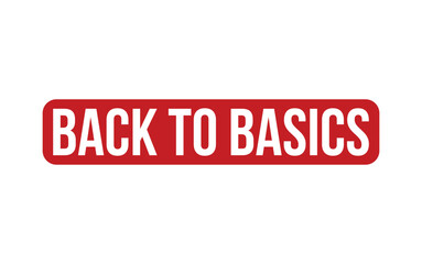 Back to basics Stamp. Red Back to basics Rubber grunge Stamp