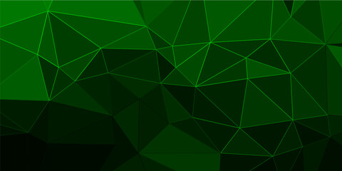 abstract green triangles background