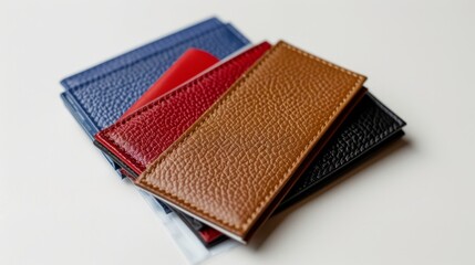 Elegant Leather Business Card Holders