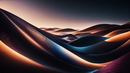 Explore the interplay of light and shadow in an abstract background featuring softly curved forms...