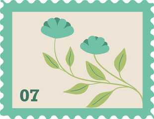 Stamps Spring Flower Vintage