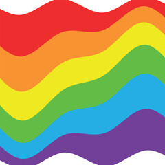 abstract rainbow background for pride month. vector illustration