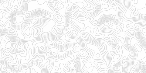 Black and white lines seamless Topographic map patterns, topography line map. Vintage outdoors style. The stylized height of the topographic map contour in lines and contours isolated on transparent.
