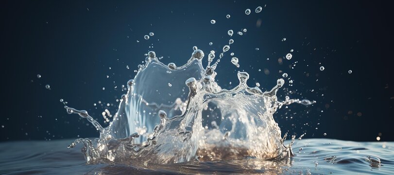 water splash waves, clear, fresh, aqua 154