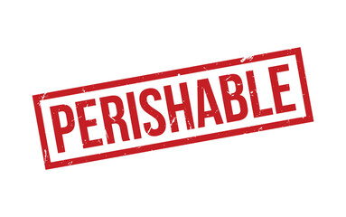 Perishable Stamp. Perishable Rubber grunge Stamp Seal