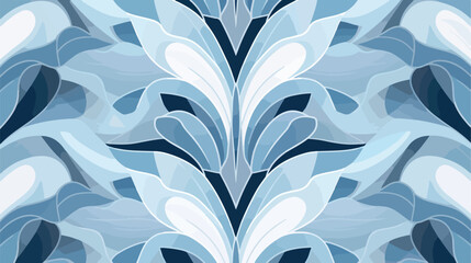 Gray and blue abstract ornament raster seamless pat