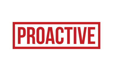 Proactive Stamp. Proactive Rubber grunge Stamp Seal