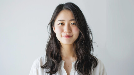 若い日本人の女性ポートレイト [Generative AI]　