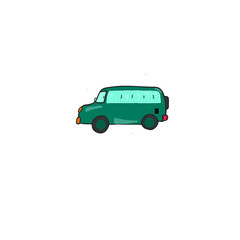 car isolated on white