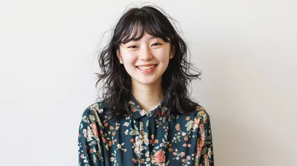 Poster 若い日本人の女性ポートレイト [Generative AI]　 © greenyork