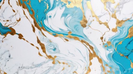 Premium luxury Cyan White and gold marble background