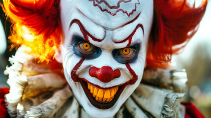 The Fiery Gaze of a Mischievous Jester