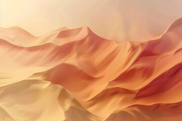 Abstract background depicting the undulating dunes of an expansive desert landscape - obrazy, fototapety, plakaty