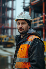 Fototapeta premium Observing and managing construction projects to ensure safety, efficiency, and quality of structures