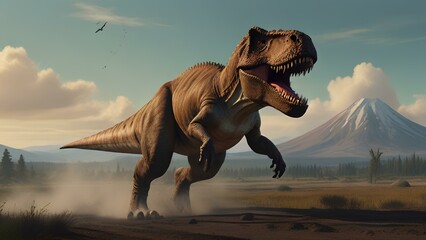 Dinosaur illustration.｜恐竜のイラスト - obrazy, fototapety, plakaty