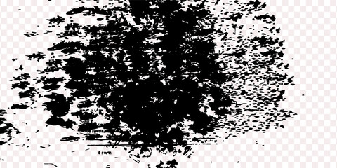 Grunge badge brush, hand drawn black sticker modern grunge arts vector brush grunge black