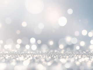 Abstract background bokeh banner background. silver bokeh on defocused background, abstract background