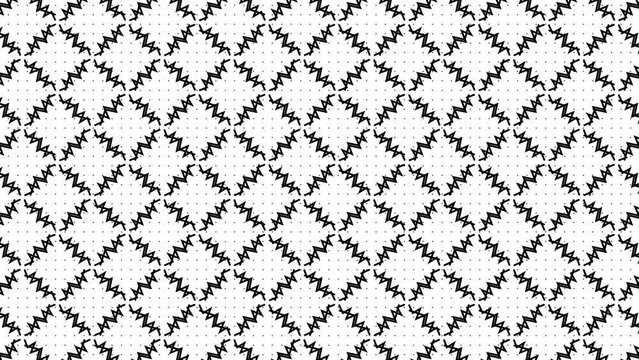 Memphis style background. Abstract animation of a retro patterns with geometrical shapes and lines. Seamless loop pop art design