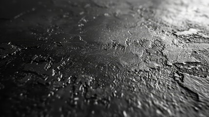   A monochrome image of a textured surface, resembling heavy accumulation of dirt