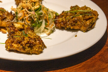 Vietnamese grilled chicken with lemon grass