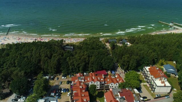 Beautiful Landscape Rowy Piekny Krajobraz Aerial View Poland