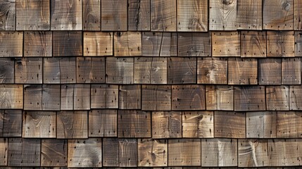 Detailed view of a wooden wall, suitable for backgrounds or textures
