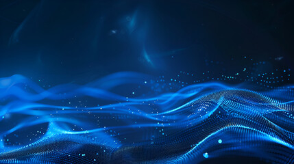 Neon glowing curves strewn with sparks in a dark space. Smooth waves of energy. Water spray on a dark background,Dark background with neon color waves,Abstract waves blue on a dark background

