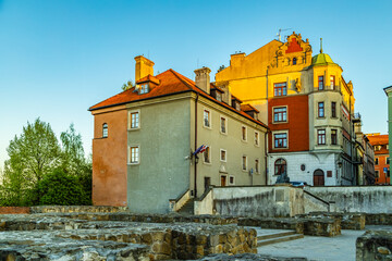 Widok na dom masjonarski w Lublinie. - obrazy, fototapety, plakaty