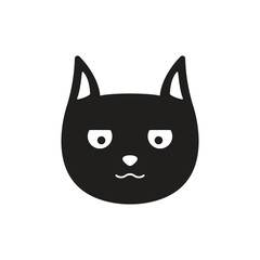 cat icon, cat head vector