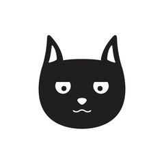 cat icon, cat head vector
