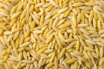 macro photography: pasta in the form of rice