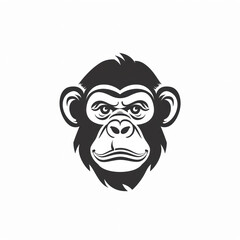 Monkey Vector Logotype, Generative AI