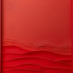 Minimalistic red background with textures, 3d effect, red gradient background. generative ai