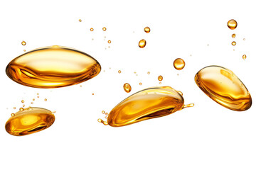 Symphony of Liquid Elegance. On White or PNG Transparent Background.