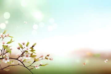 spring background made by midjourney