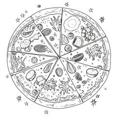 illustration of an background made by midjourney