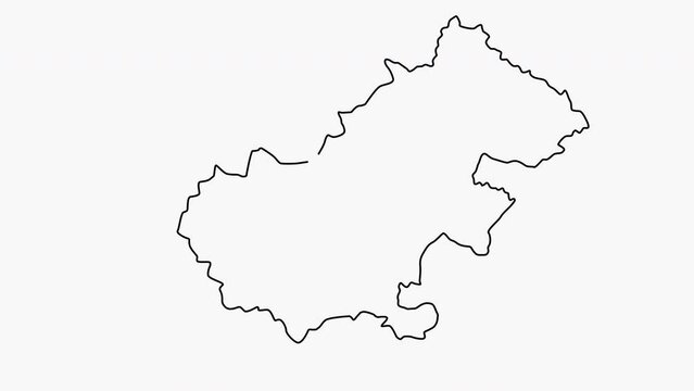 sketch map of Satu Mare in romania