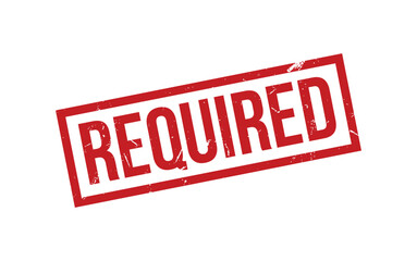 Required Stamp. Required Rubber grunge Stamp Seal