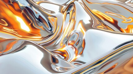 Abstract 3D flow of liquid metal in a zero-gravity environment