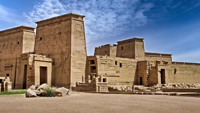 Isis Tempel in Philae, Afrika, Egypt