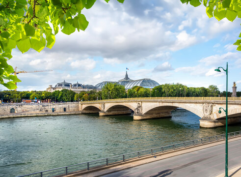 View of Pont Alexandre in Paris