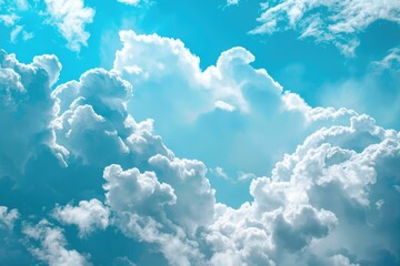 A commercial airplane soaring through a dramatic blue sky. Ideal for travel and transportation concepts