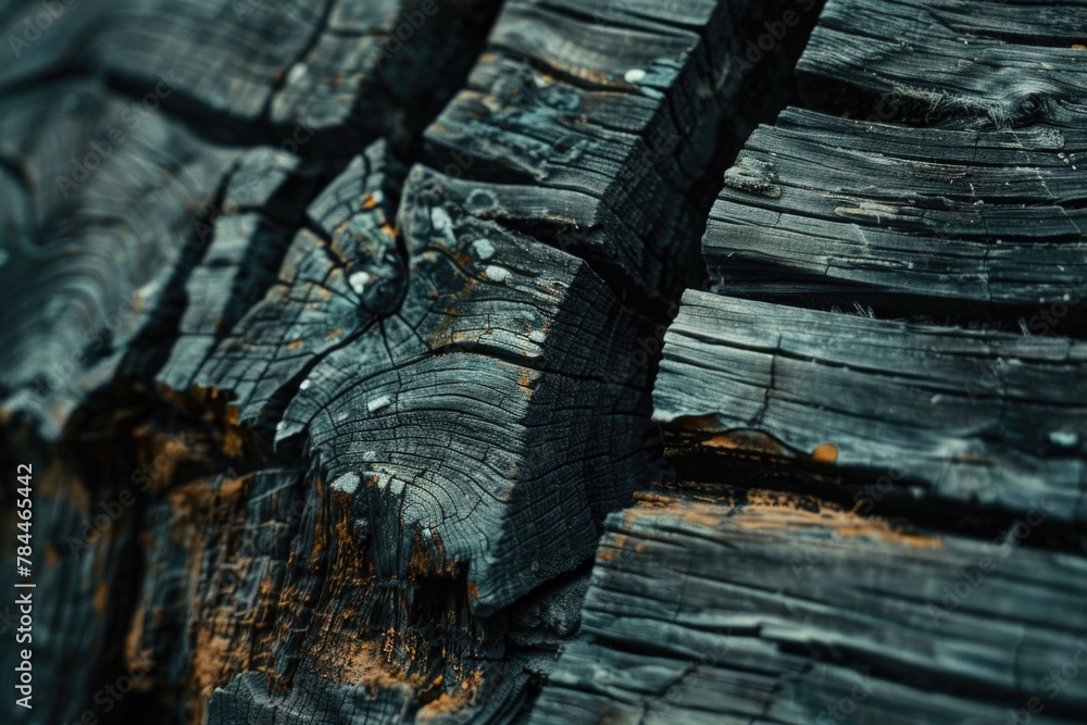 Poster detailed close-up of a piece of wood. suitable for various design projects
