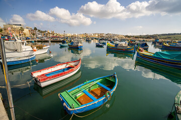 A beautiful fishing town in Malta