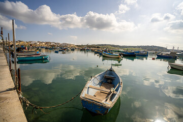 A beautiful fishing town in Malta - 784467278