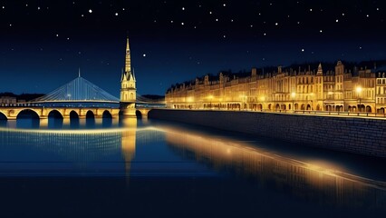 Fototapeta premium city at night