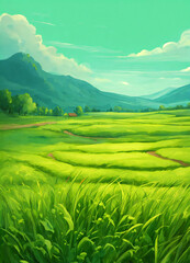 Obraz premium Latest Beautiful Nature Background Image With AI Generated 