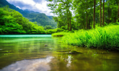 Latest Beautiful Nature Background Image With AI Generated 