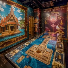 A themed escape room game set during Songkran