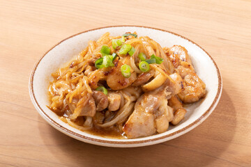 鶏肉もやし炒め